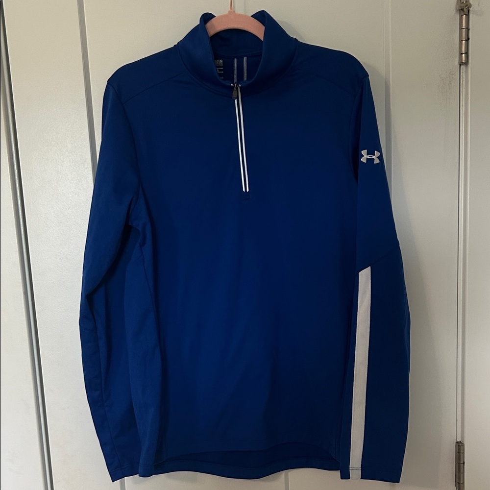 Under Armour Men's Performance Jacket in Blue and White